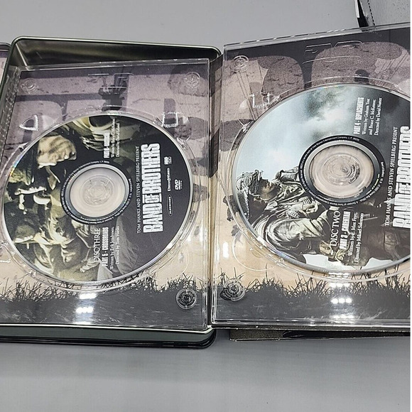 Band of Brothers WW2 DVD 2002 6-Disc Set HBO Complete Series Steelbook Tin Case - Picture 4 of 12
